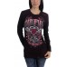 Sinful AFFLICTION Women REVERSIBLE Thermal T-Shirt CONSTANZA